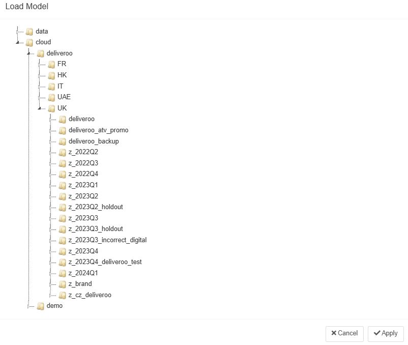 econometrics load dialog